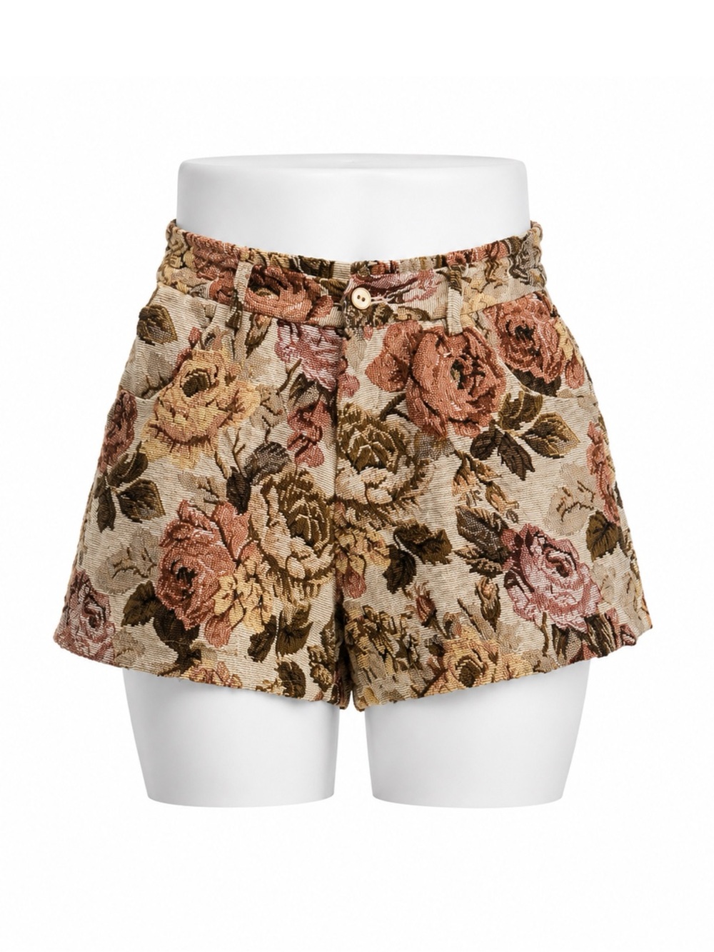 Size S (Tagged Japanese M) INGNI Women’s Floral Tapestry Jacquard Shorts